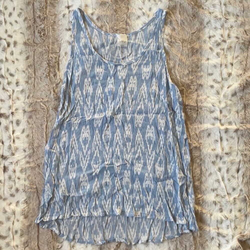 Kaileigh blue casual tank
